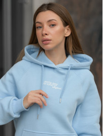 Damska bluza Staff original light blue oversize fleece