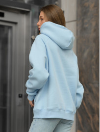 Damska bluza Staff original light blue oversize fleece