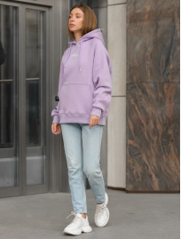 Damska bluza Staff original violet oversize fleece