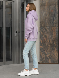 Damska bluza Staff original violet oversize fleece