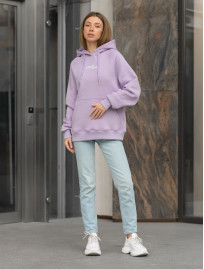 Damska bluza Staff original violet oversize fleece