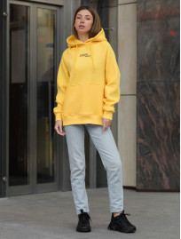 Damska bluza Staff original yellow oversize fleece