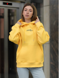 Damska bluza Staff original yellow oversize fleece