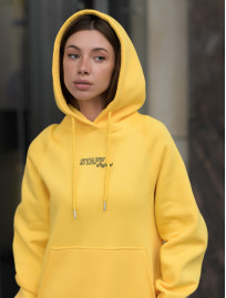 Damska bluza Staff original yellow oversize fleece