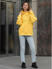 Damska bluza Staff original yellow oversize fleece