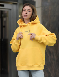 Damska bluza Staff original yellow oversize fleece