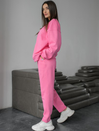 Damski dres Staff vo pink oversize fleece