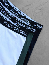 Majtki Staff khaki/white/black