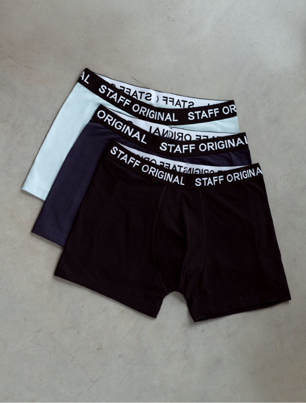 Majtki Staff black/light blue/navy