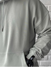 Bluza basic light gray oversize