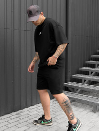 Komplet koszulka + spodenki Staff no black oversize