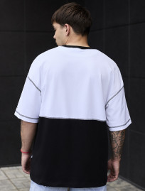 Koszulka Staff bli black & white oversize