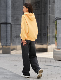 Damska bluza z kapturem Staff yellow oversize