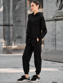 Damski dres sportowy Staff sola black oversize