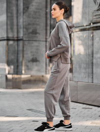 Damski dres sportowy Staff sola gray oversize