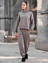 Damski dres sportowy Staff sola gray oversize