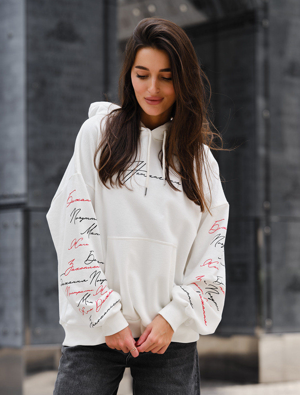 Damska bluza z kapturem Staff inspiracja oversize