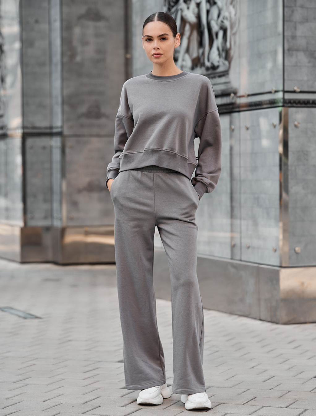 Damski dres Staff ne gray oversize