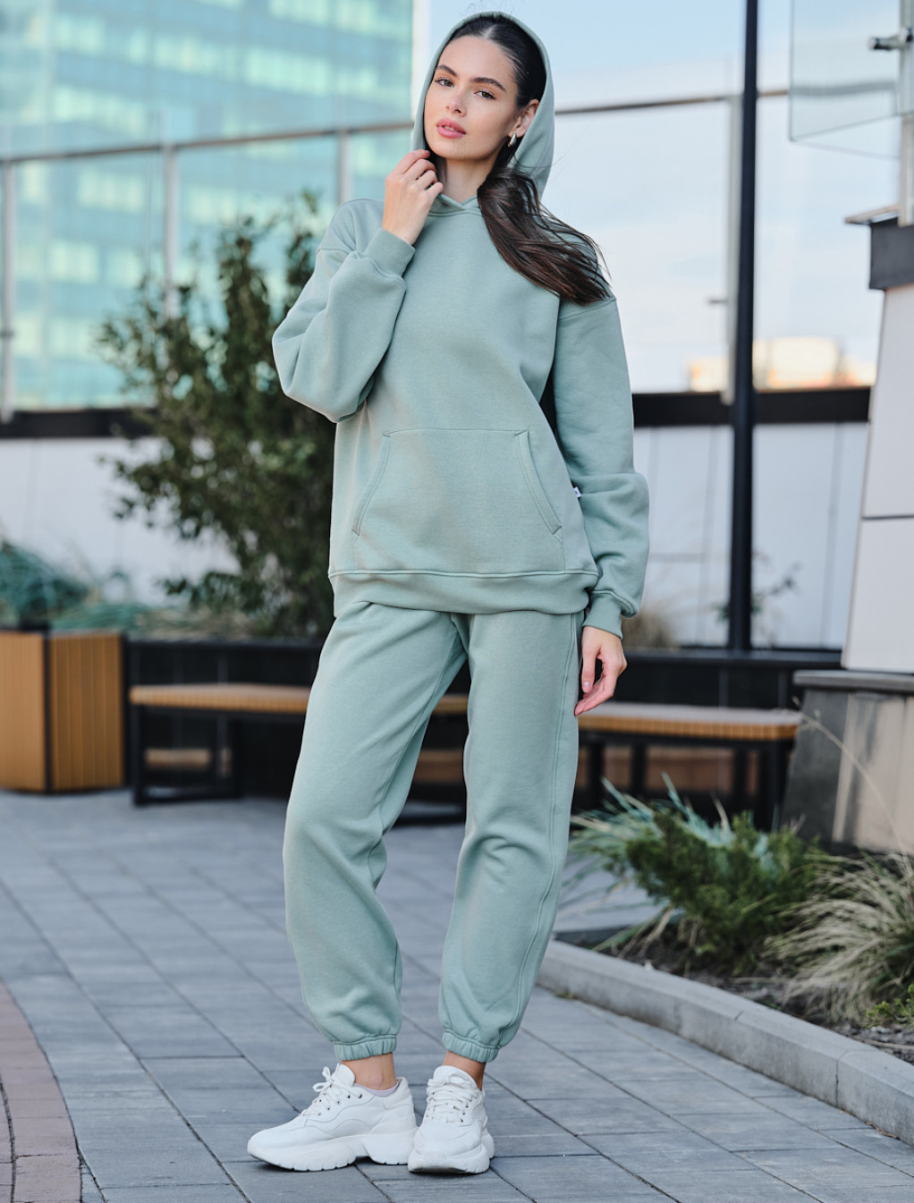 Damski dres Staff dix mint fleece oversize