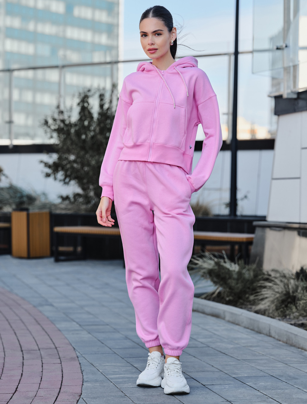 Damski dres Staff pyn pink fleece