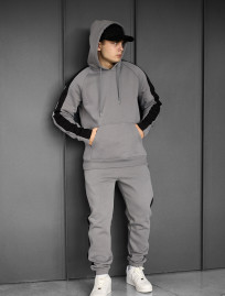 Dres Staff lo gray & black fleece