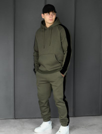 Dres sportowy Staff lo khaki & black fleece