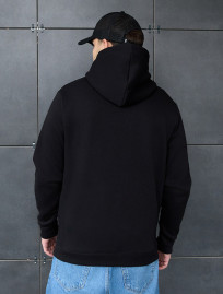 Bluza z kapturem Staff zip black fleece