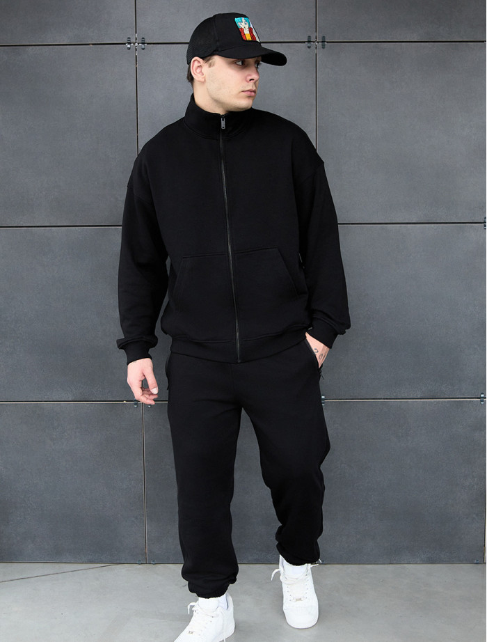 Dres Staff pa zip black oversize