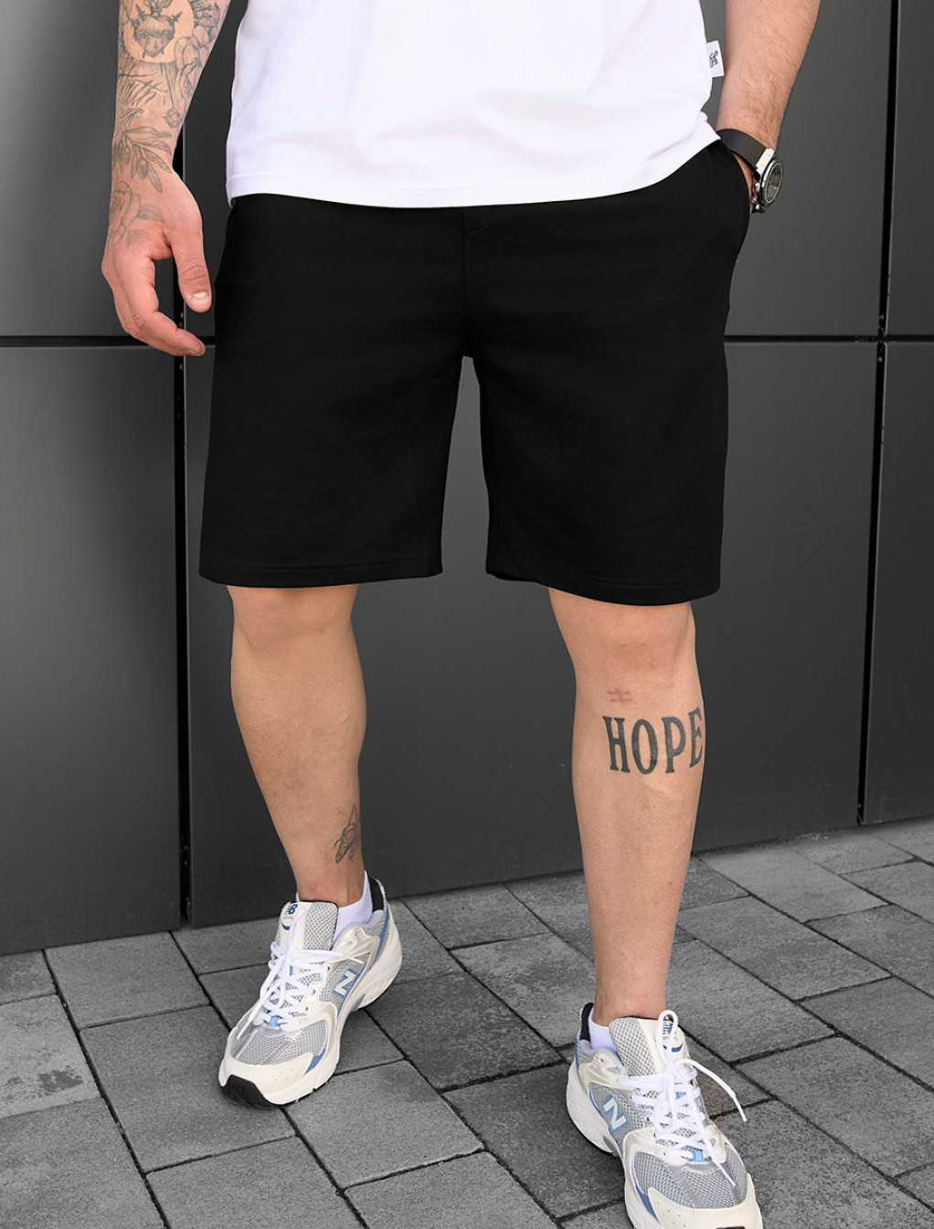 Spodenki dzianinowe Staff slp black
