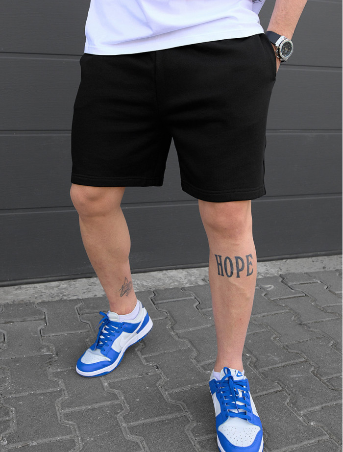 Szorty dzianinowe Staff ri black