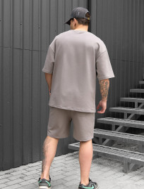 Komplet koszulka + spodenki Staff no gray oversize
