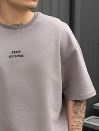 Komplet koszulka + spodenki Staff no gray oversize