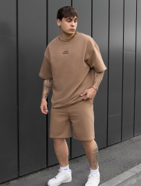 Komplet koszulka + spodenki Staff no brown oversize