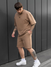 Komplet koszulka + spodenki Staff no brown oversize