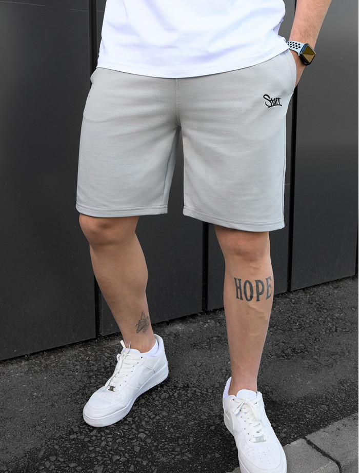 Spodenki Staff light gray logo