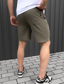 Spodenki Staff dark olive logo