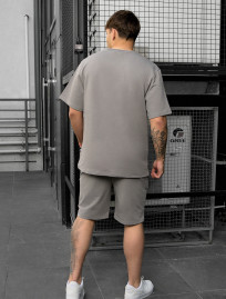 Komplet koszulka + spodenki Staff ra gray oversize