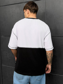 Koszulka Staff bli black & white oversize