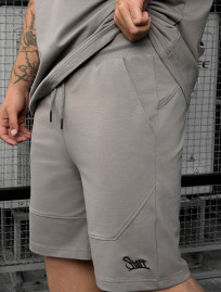 Komplet koszulka + spodenki Staff ko black & gray2 oversize