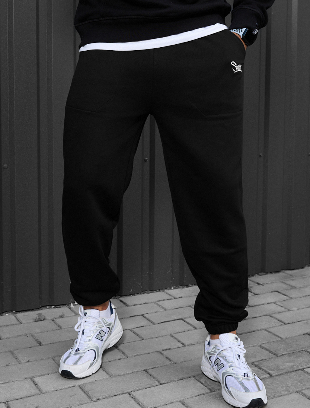 Spodnie dresowe Staff logo black
