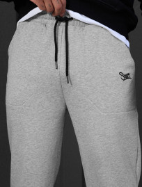 Spodnie dresowe Staff logo gray melange