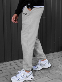 Spodnie dresowe Staff logo gray melange
