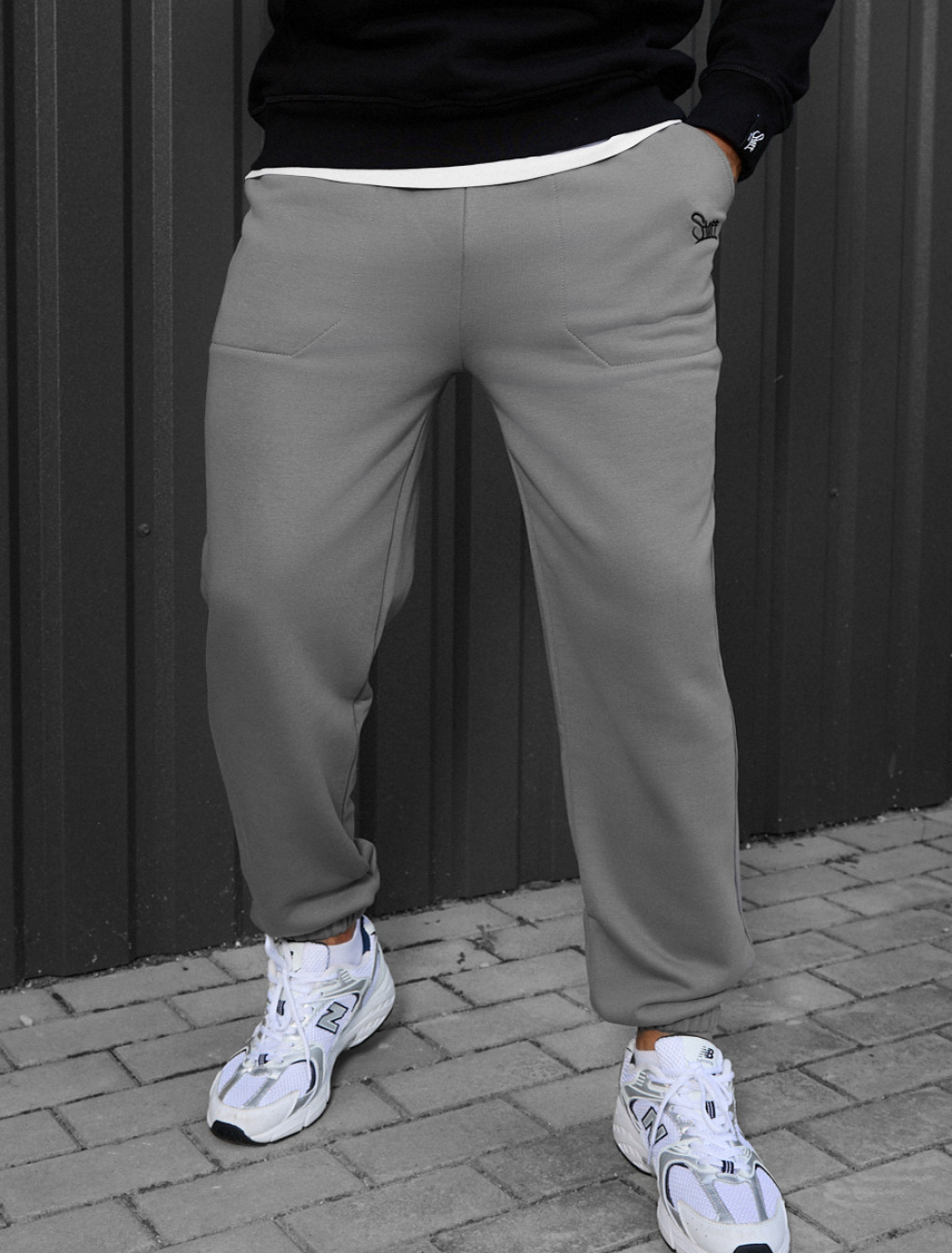 Spodnie dresowe Staff logo gray