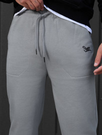 Spodnie dresowe Staff logo light gray