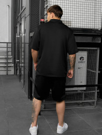 Komplet koszulka + spodenki Staff spo black oversize