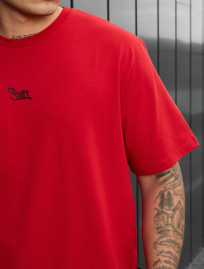 Koszulka Staff red logo reflective
