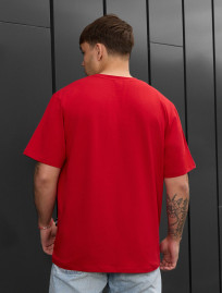 Koszulka Staff red logo reflective