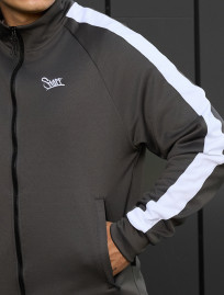 Olimpijka Staff logo stripes gray