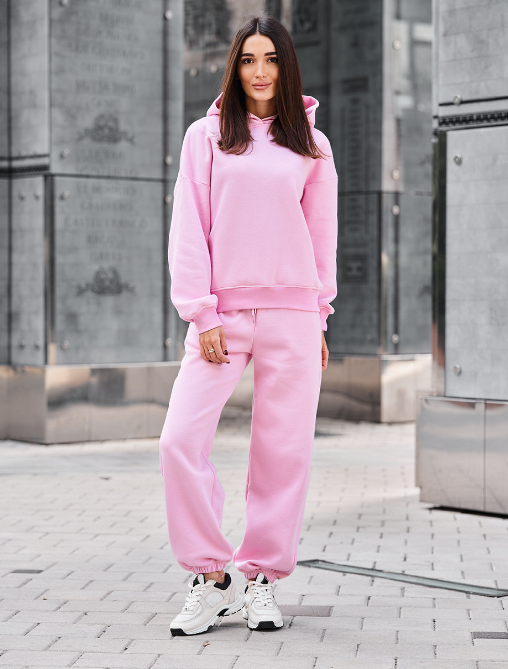 Dres Staff sem pink oversize fleece
