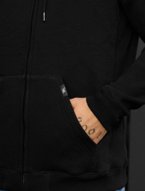 Bluza Staff zip black fleece